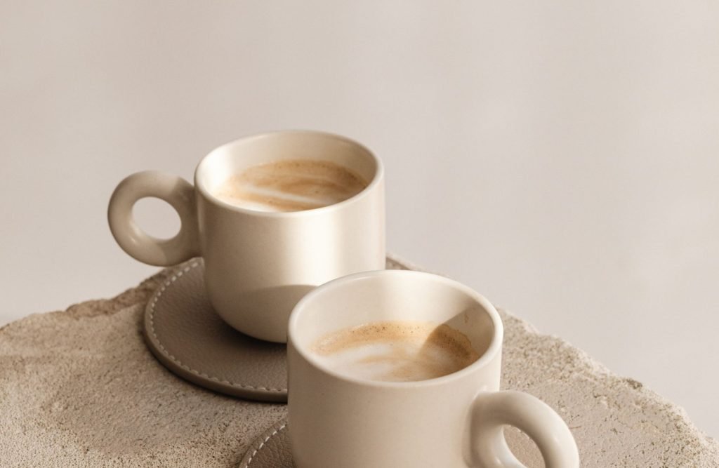 kaboompics small cups of coffee neutral aesthetics 30434